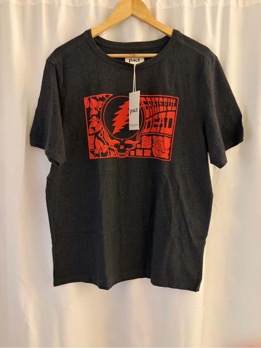 Greatfull dead pact organic cotton t shirt new